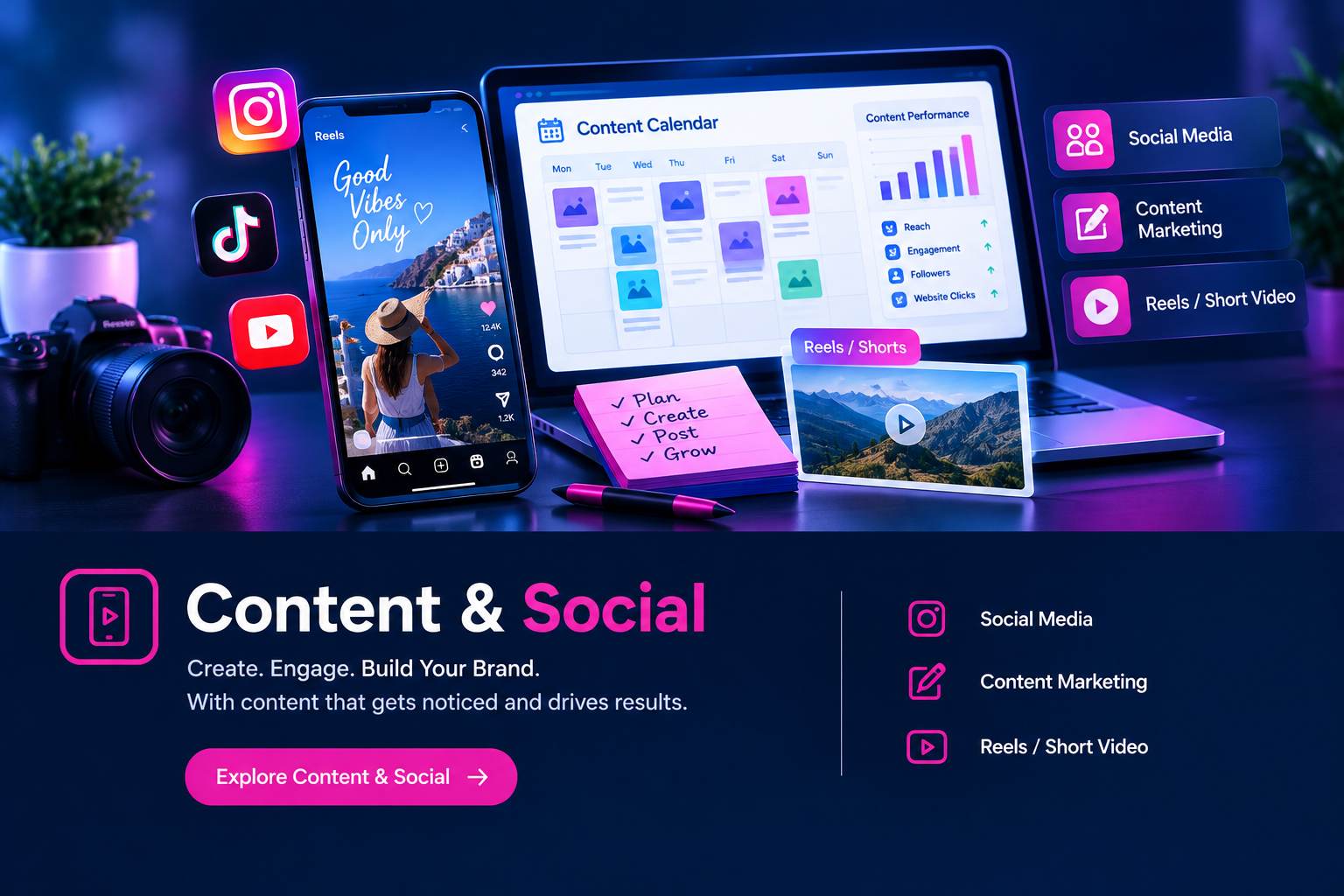 Content and Social 1